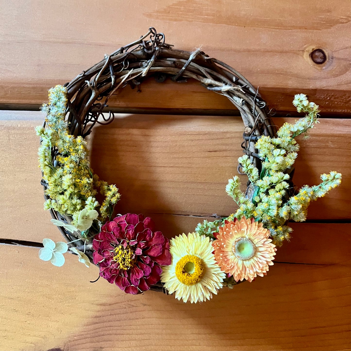 6” Dried Flower Wreath