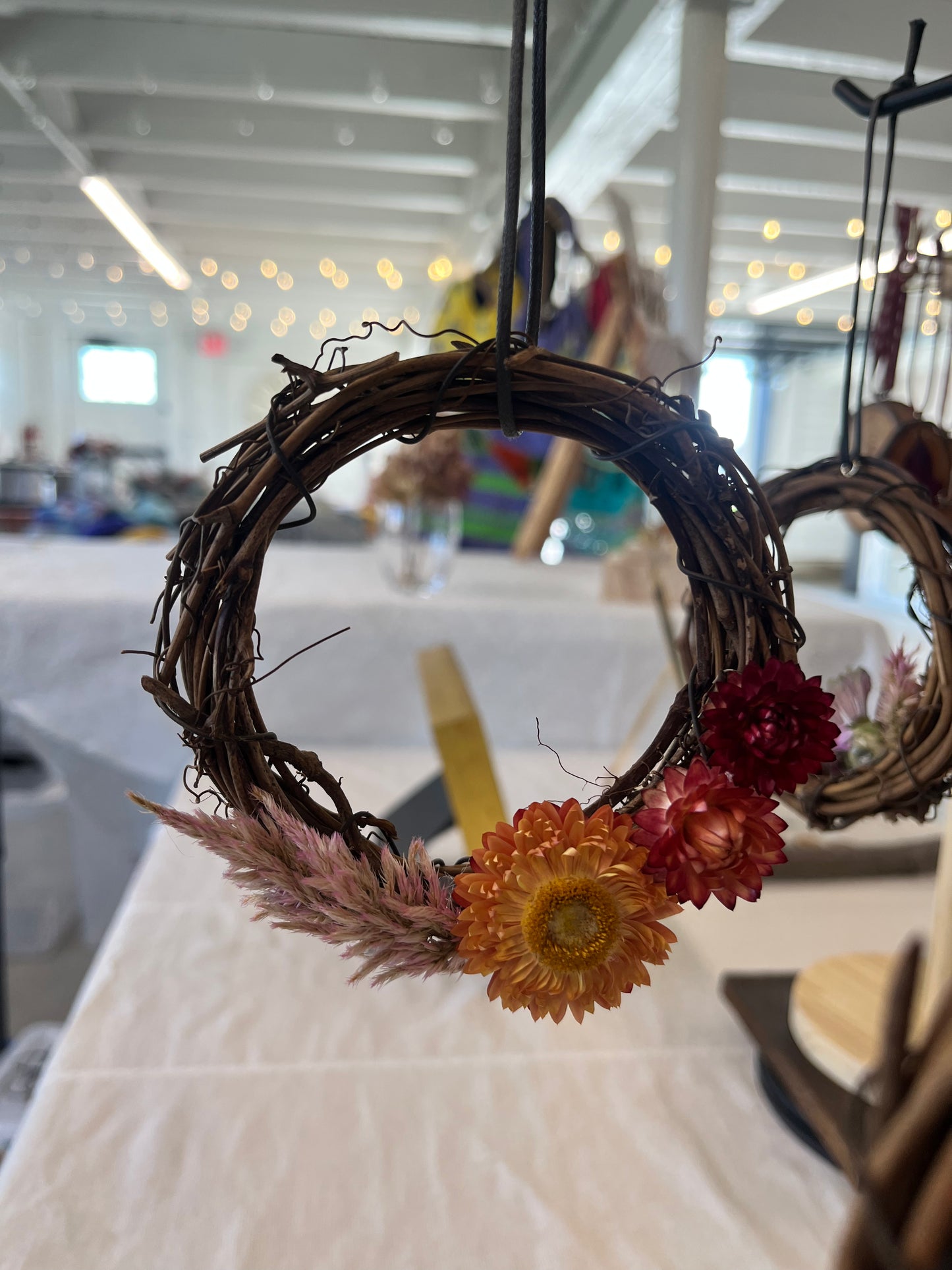 4” Dried Flower Wreath